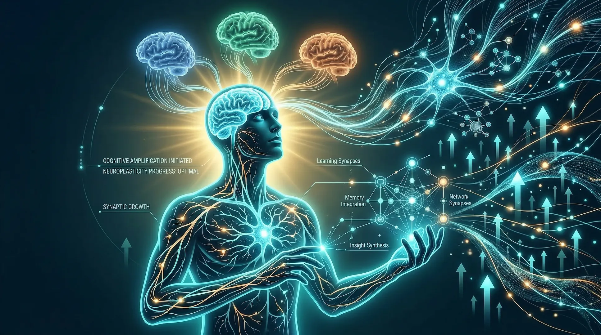 Cognitive Amplification and Neuroplasticity Visualization